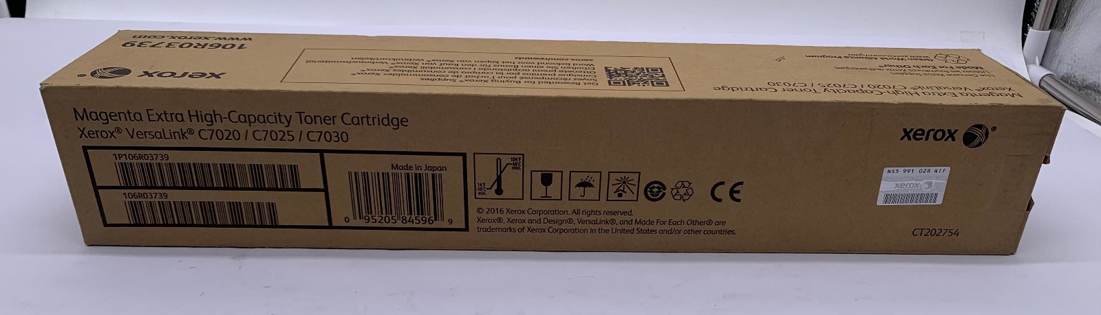 Genuine  Xerox 106R03739 (106R3739) High Yield Magenta Toner Cartridge, OEM