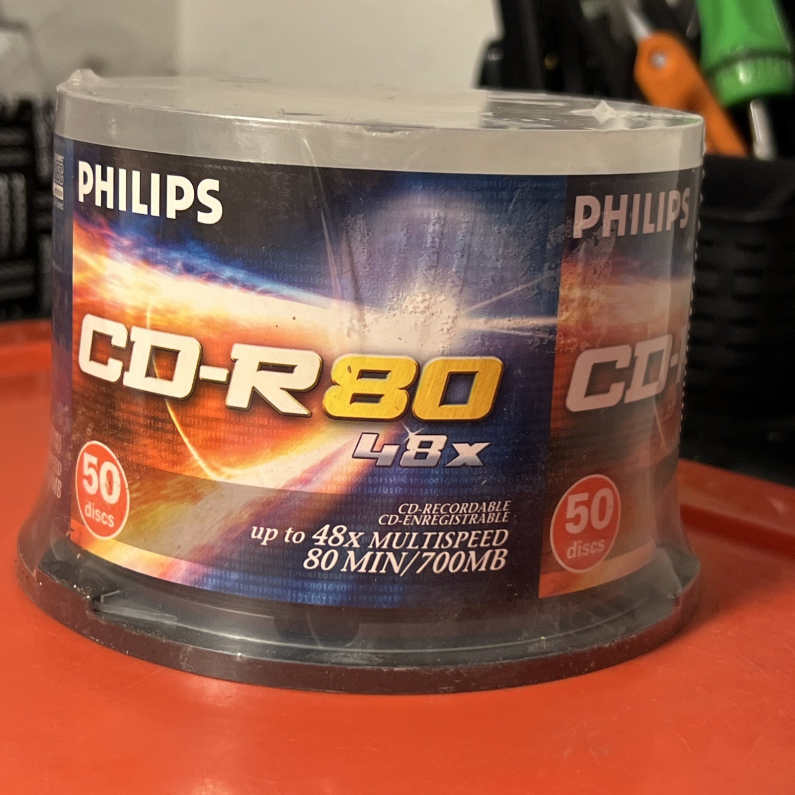 NEW SEALED in Package Philips CD-R 80 48X 80 Min/700MB 50 Discs 