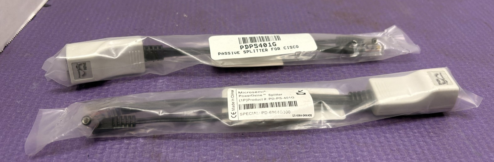 MICROSEMI PD-PS-401G PASSIVE SPLITTER FOR CISCO (QTY 2)