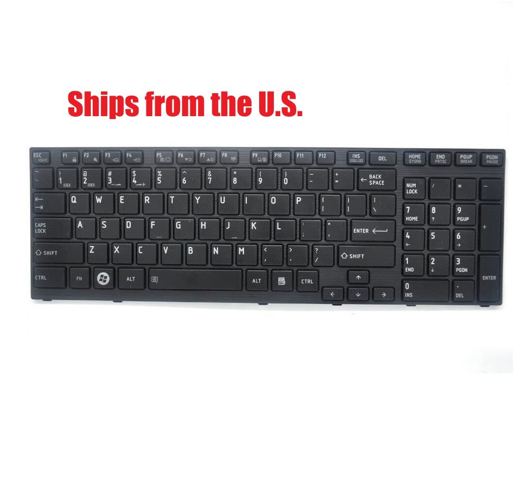 For Toshiba Satellite P755d-s5379 US Keyboard Original New Non-Backlit