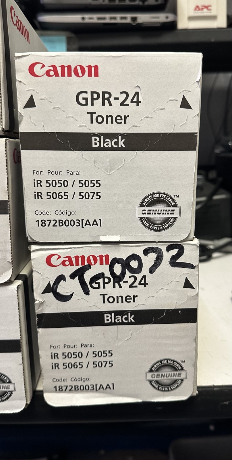 2 TWO New in box Canon GPR-24 Black Toners for 5050 5055 506505075 imagerunners