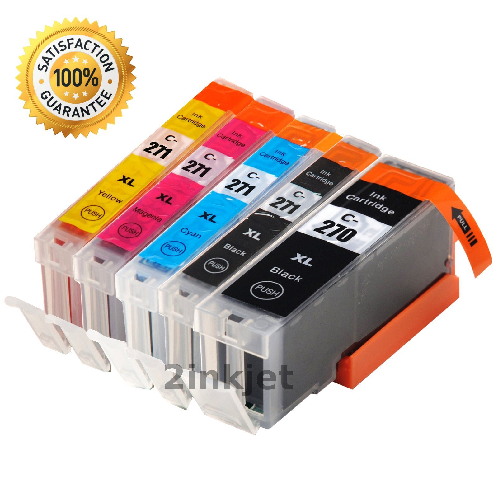 5PK PGI-270 XL CLI-271 XL Ink Cartridges for Canon PIXMA MG5720 MG5722 MG6821