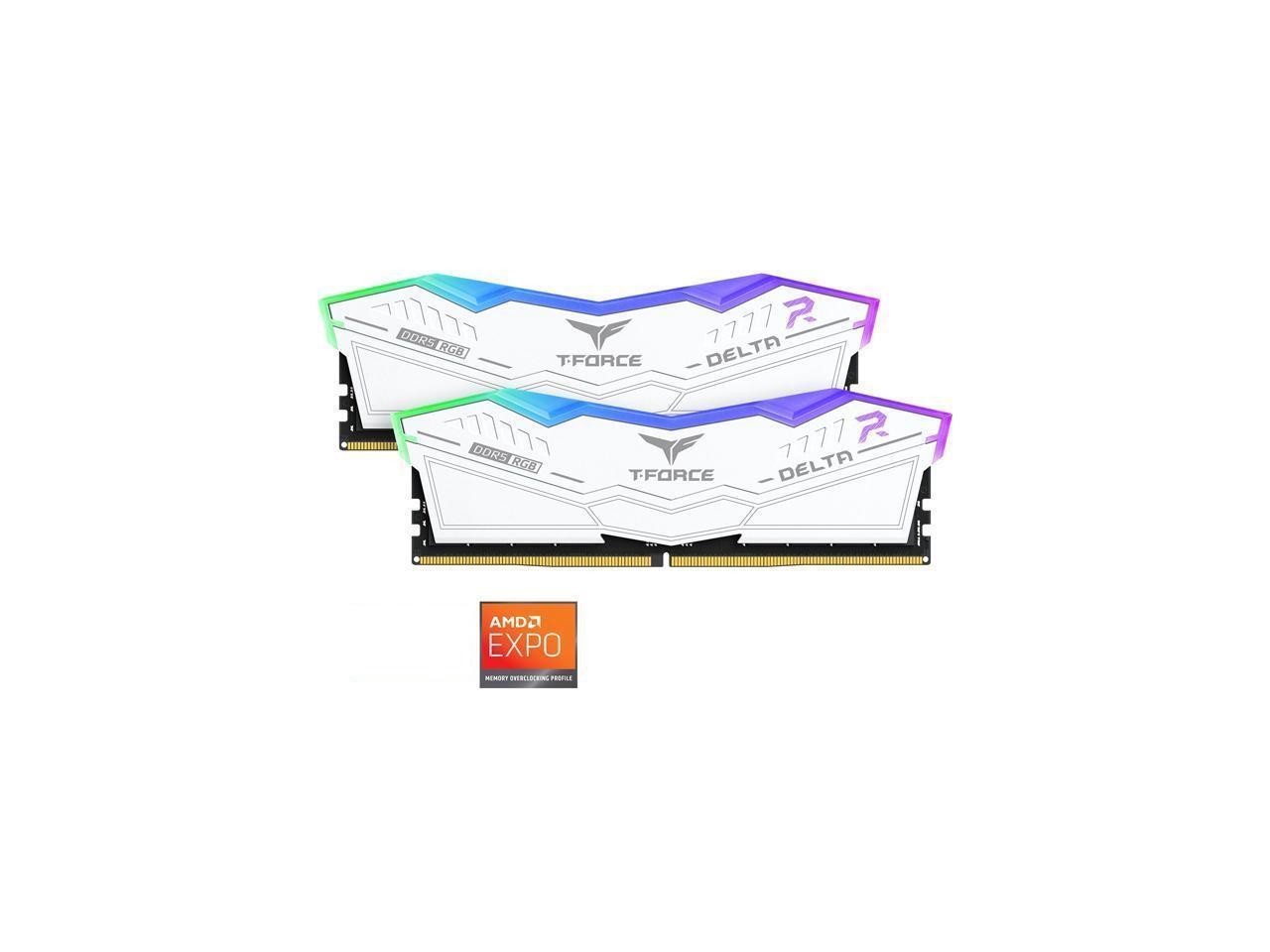Team Group Inc FF4D564G6400HC30CDC01 T-Force Delta RGB RAM 64GB 2x32