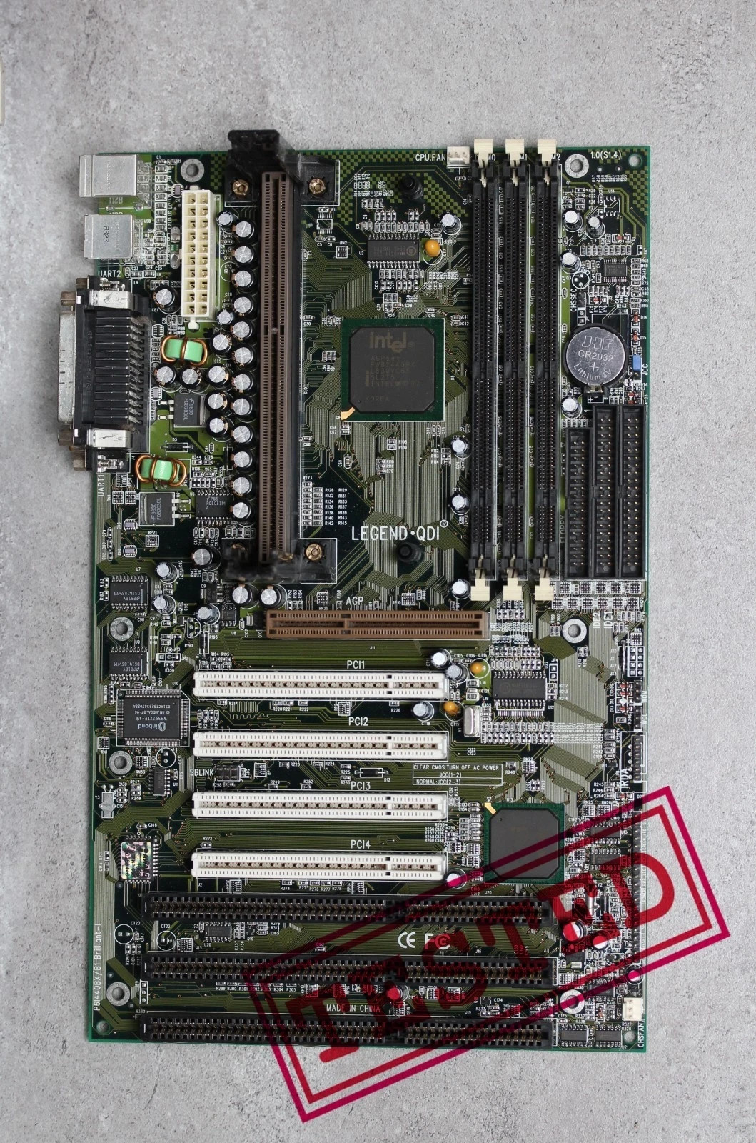 Slot1 LEGEND QDI P6I440BX/B1 Brilliant-I Motherboard Intel 440BX chipset #2