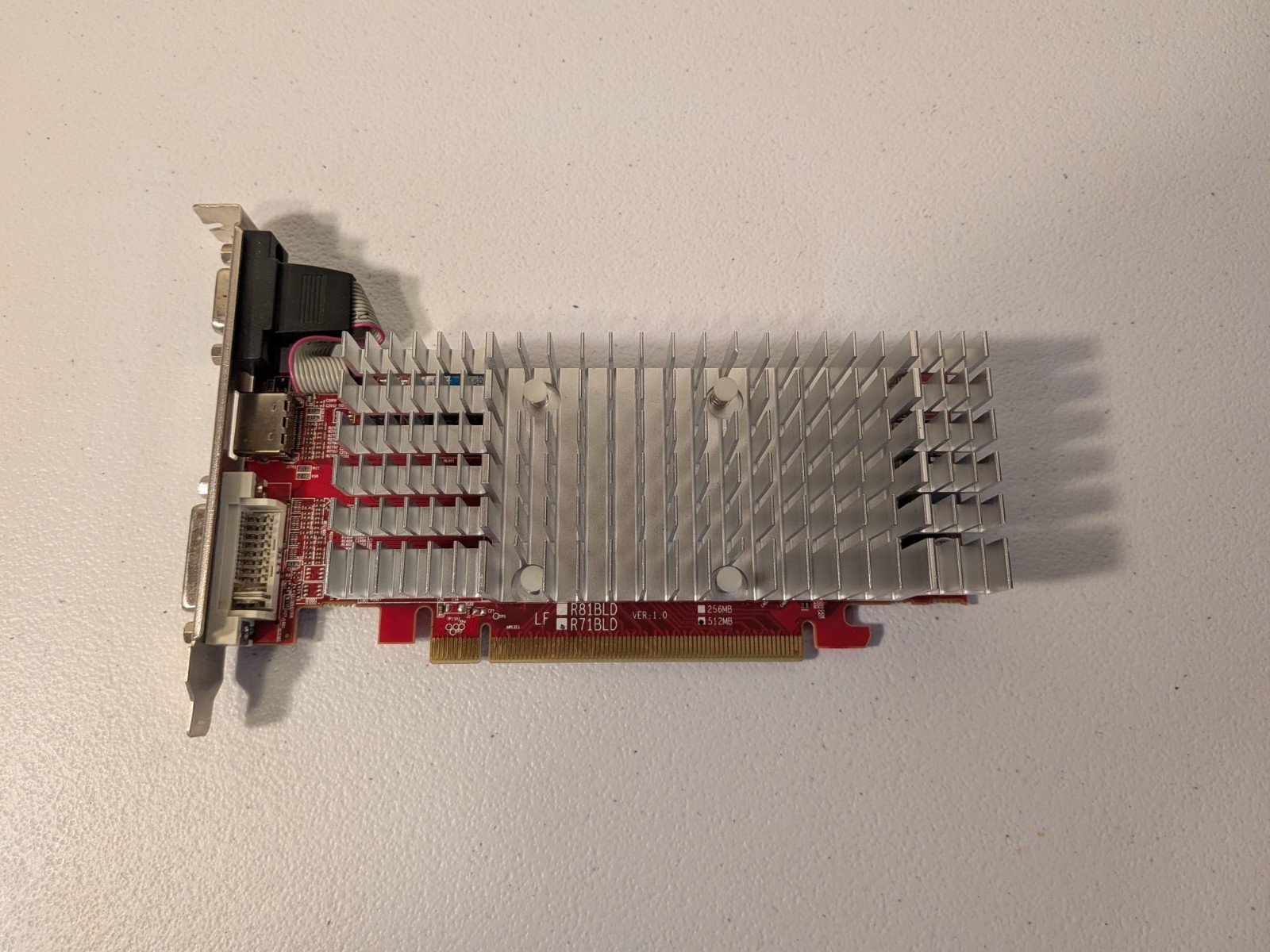 ASUS ATI HD4350 512MD2-H RADEON PCIe 512MB DVI/VGA/HDMI Graphics Card GPU