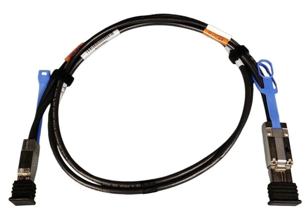 New OEM Dell EMC 2M Mini-HDX4 to Mini-SASX4 SAS Cable 038-003-810 VNX5400