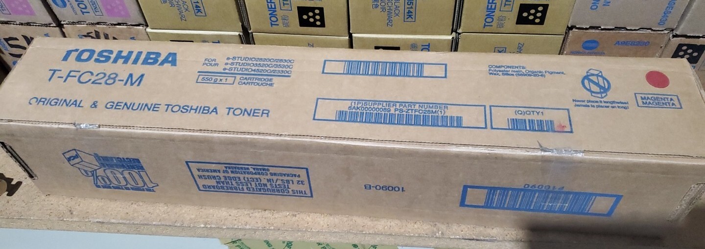Genuine Toshiba TFC28M / T-FC28-M Magenta Toner