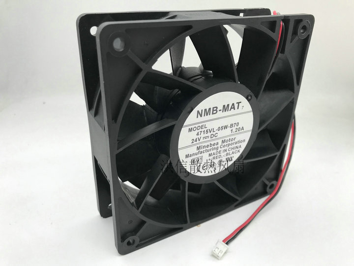 1x high air volume inverter cooling fan 4715VL-05W-B70 DC 24V 1.20A