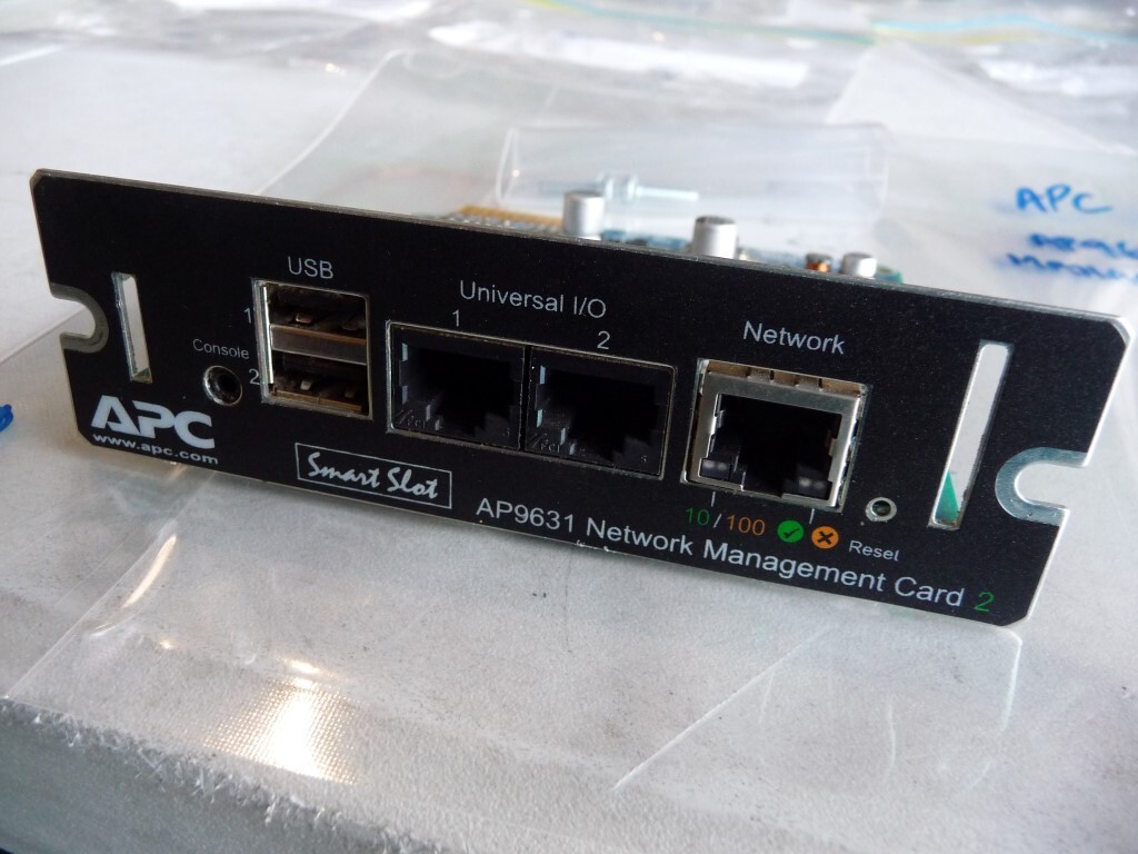 AU SELLER APC Schneider Electric Smart Slot AP9631 Network Management 2