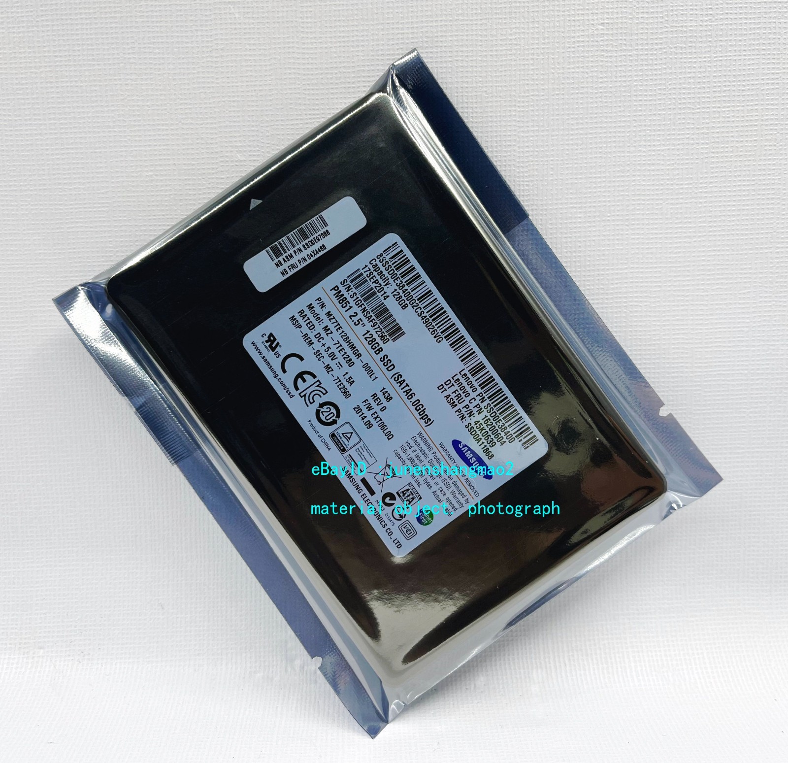 Samsung 128GB MZ-7TE128G SATA6.0Gbps 2.5" SATA Solid State Drive