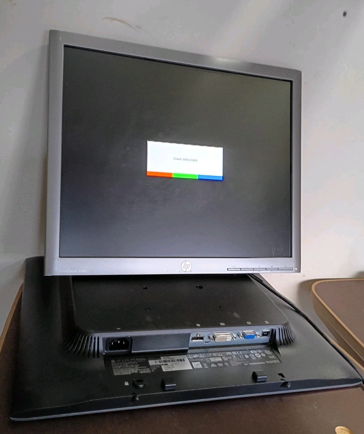  HP EliteDisplay E190i 19" LCD Monitorsql E4U30A8 Without Stand Used