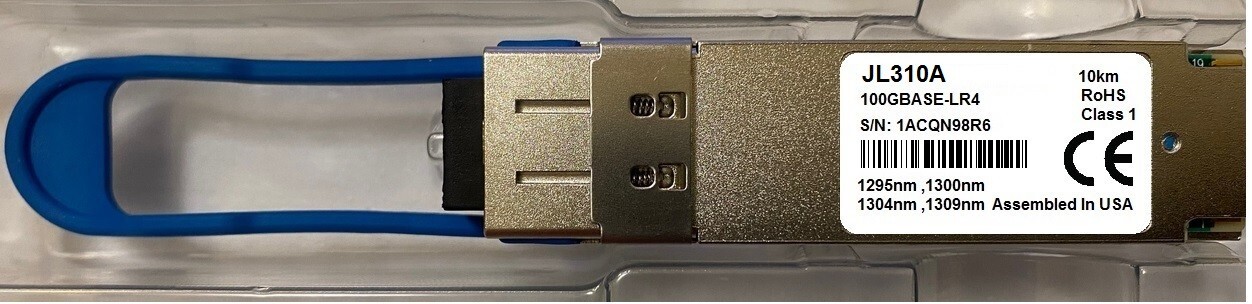 HPE JL310A compatible 100GBASE-LR4 QSFP28 LR4 QSFP28 100G 1310nm LC 10km SMF