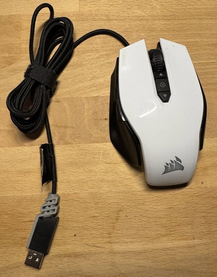 Corsair M65 PRO RGB FPS Optical Gaming Mouse - White