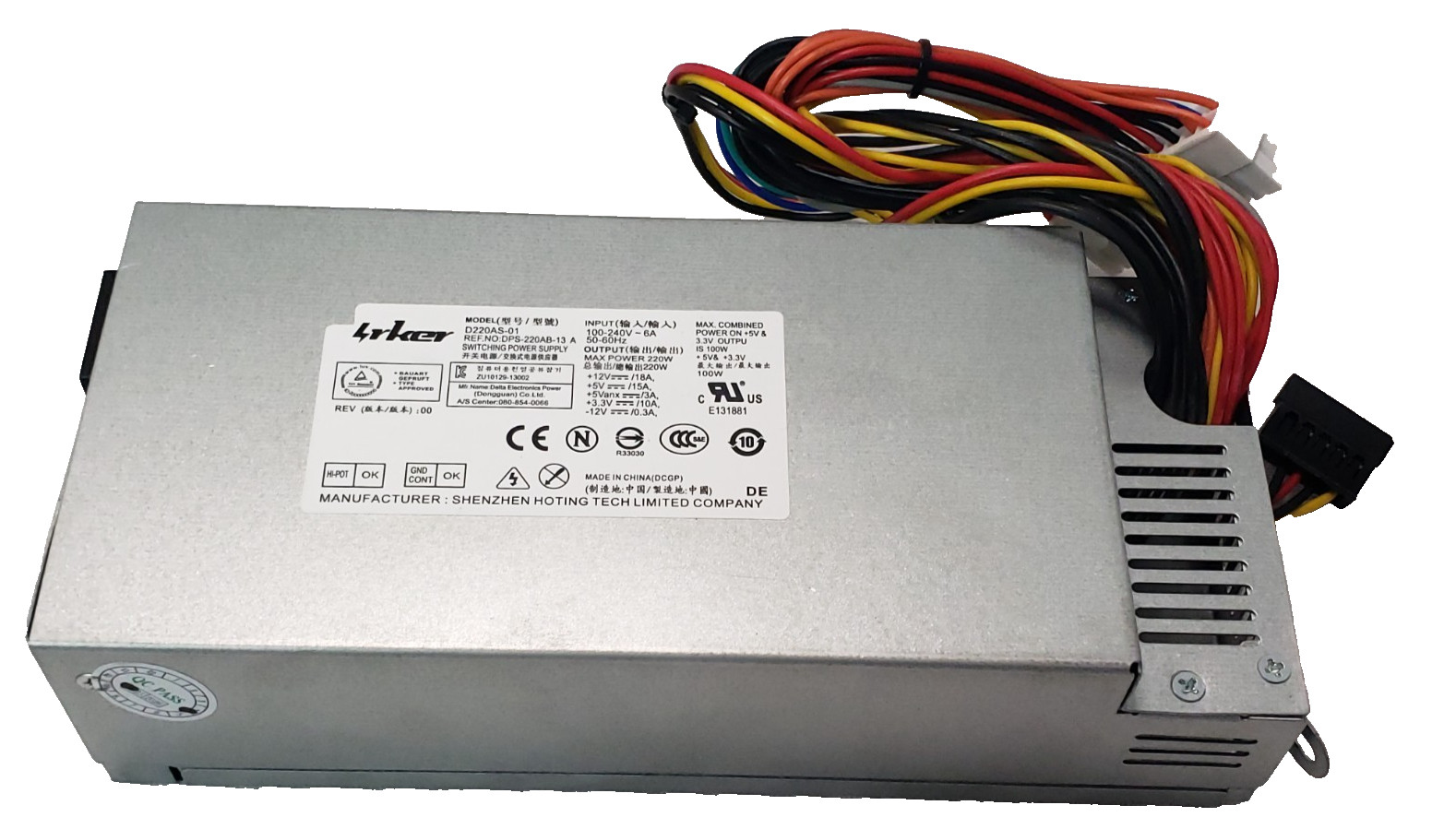 Lrker 220W Power Supply For Dell Inspiron 3647 270S 660S | Model D220AS-01