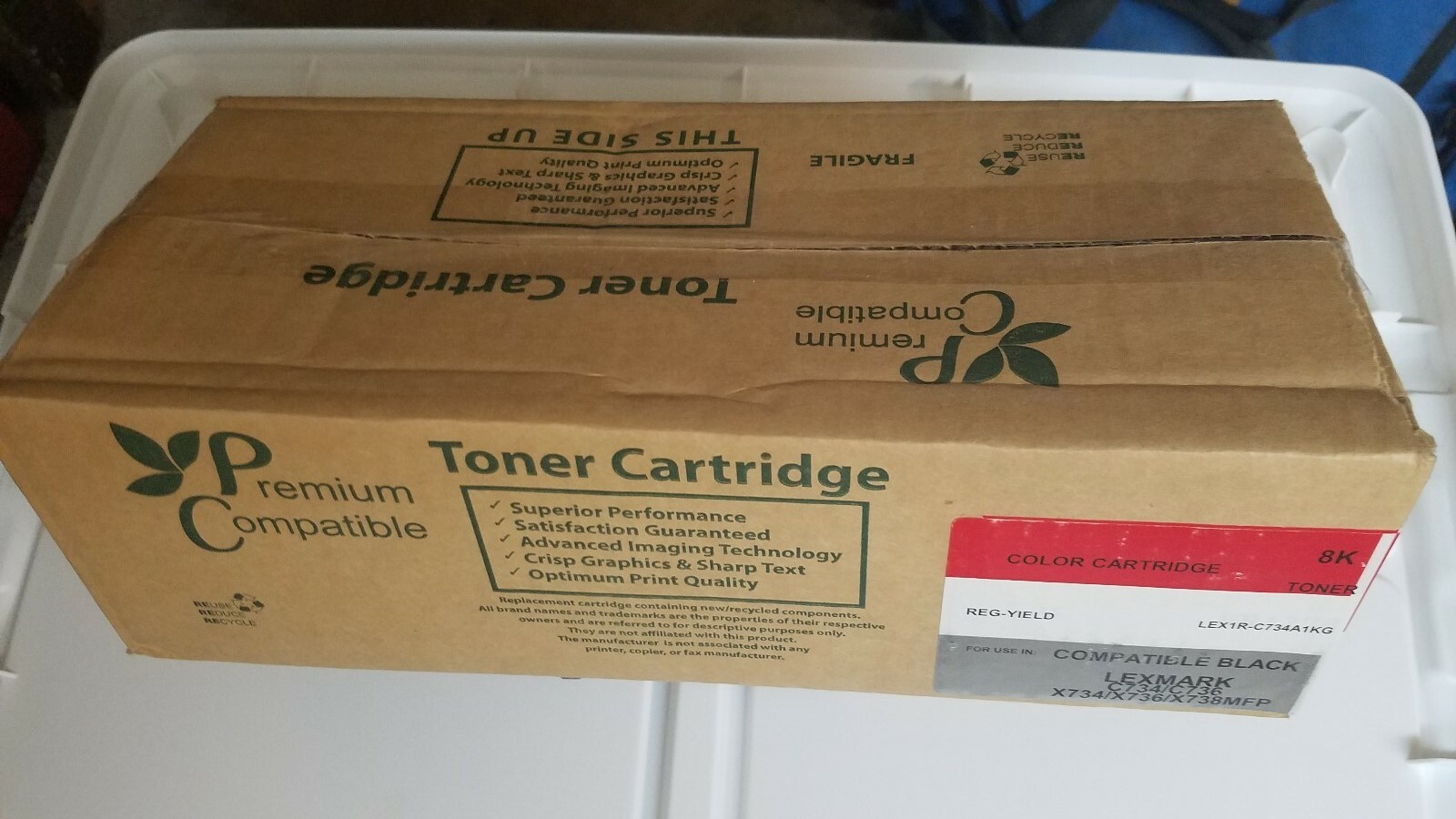 BRAND NEW Premium Toner  Universal Black Lexmark C-734 Family FACTORY SEALED