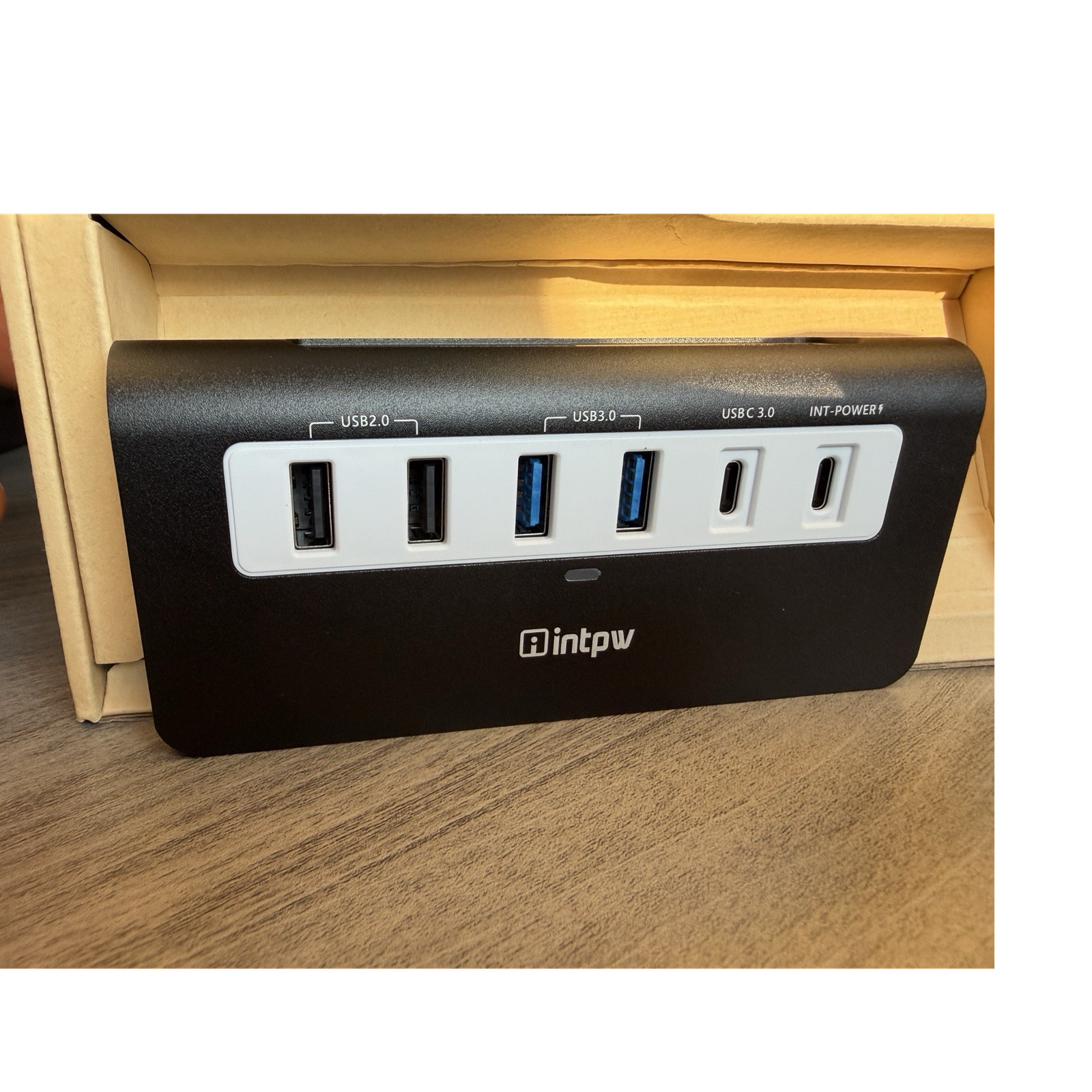 intpw Docking Station USB 2.0 3.0 USB-C HDMI SD Card Slot for Laptops