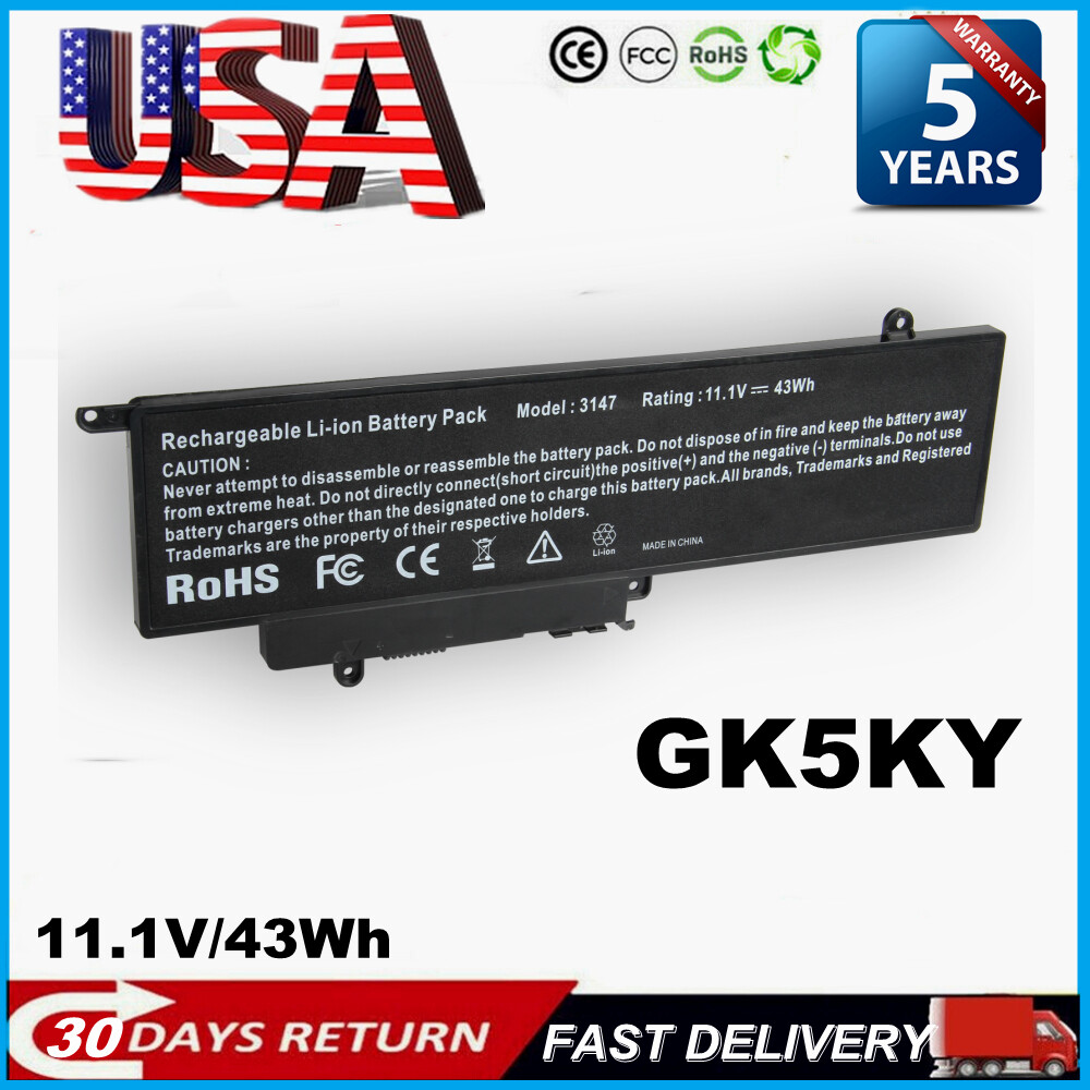 ✅LOT GK5KY BATTERY FOR DELL INSPIRON 11 3000 3147 3148 3152 13 7000 7348 15 7568
