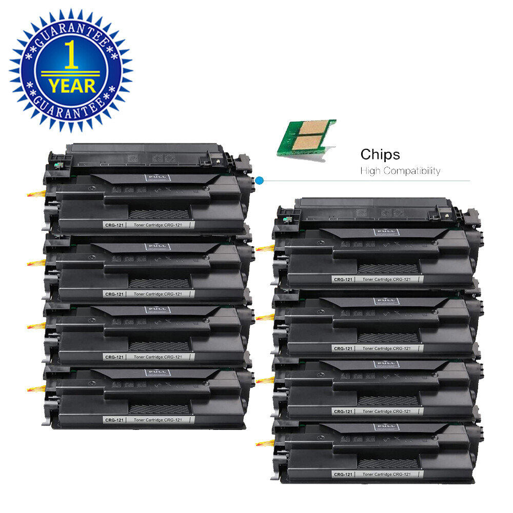 121 toner 8Pk CRG-C121 Black Compatible for Canon ImageClass D1650 D1620 Toner