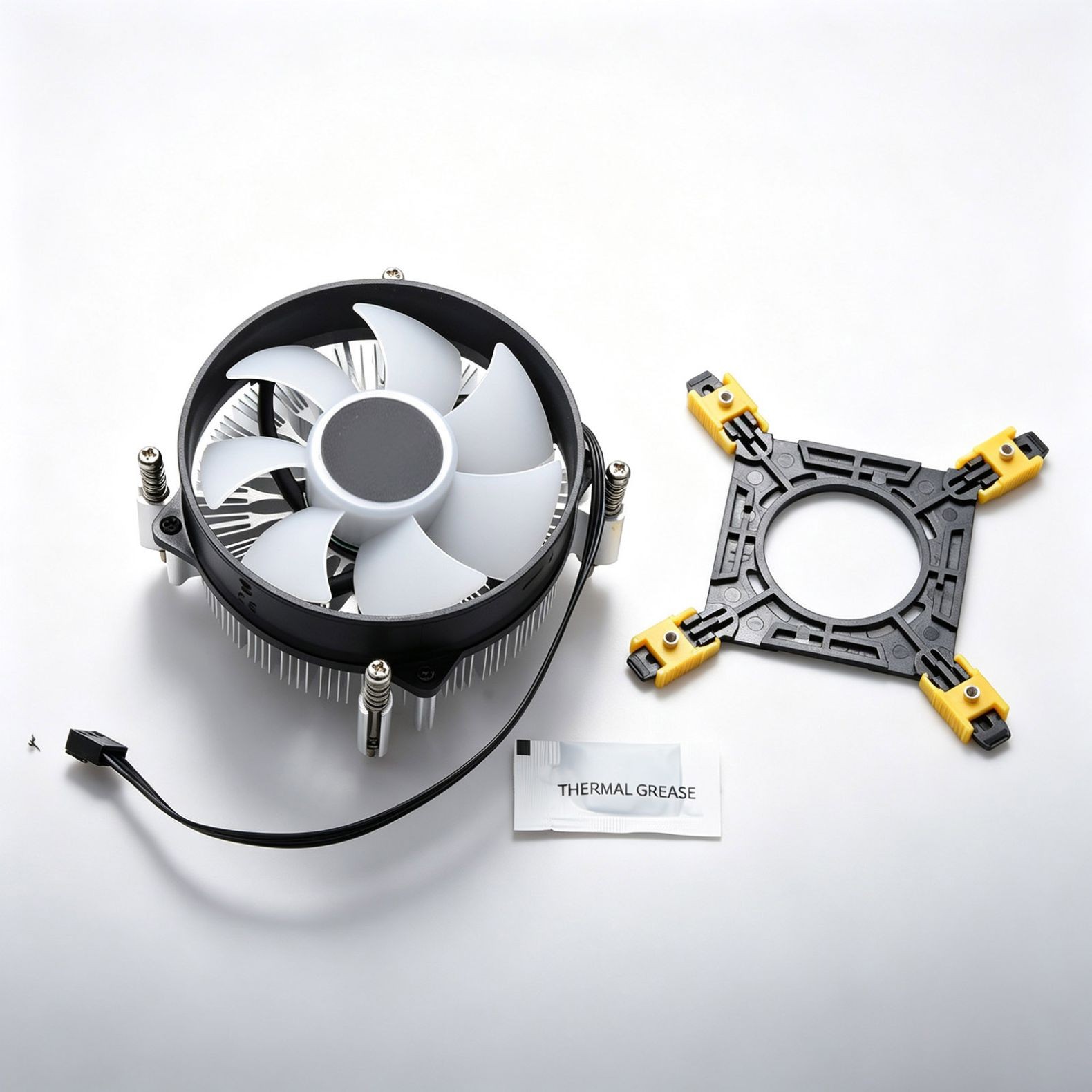 Rainbow RGB CPU Cooler Fan with 90mm Silent Fan for Intel LGA 1200/115X/1366