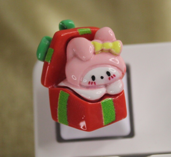 Sanrio My Melody Keycap Hello Kitty Christmas Keycap R4 - 1pc