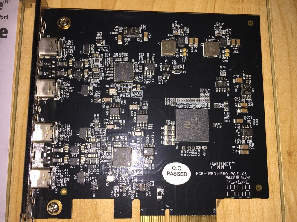 Sonnet Allegro USB-C 3.2 4-Port PCIe Card with 7.5W per Port