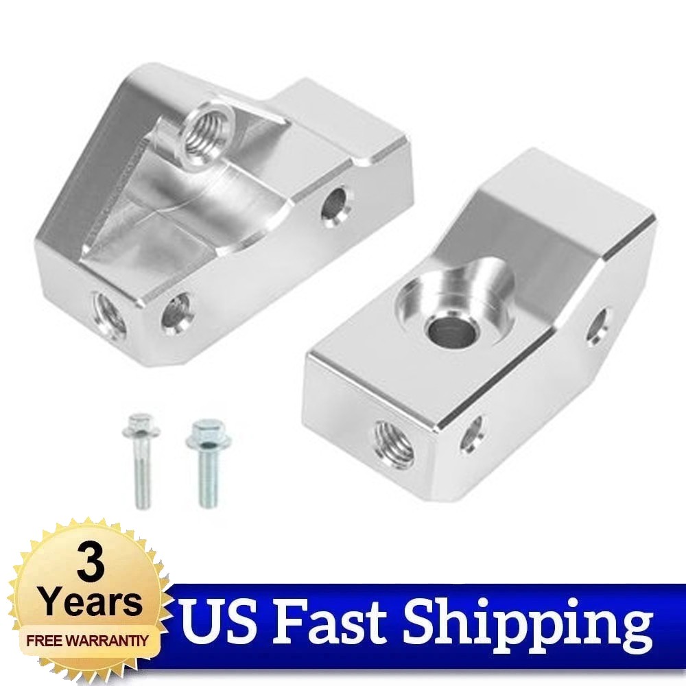 Knock Sensor Relocation Brackets Compatible with 1997-2007 GM LS Gen 3 Engines