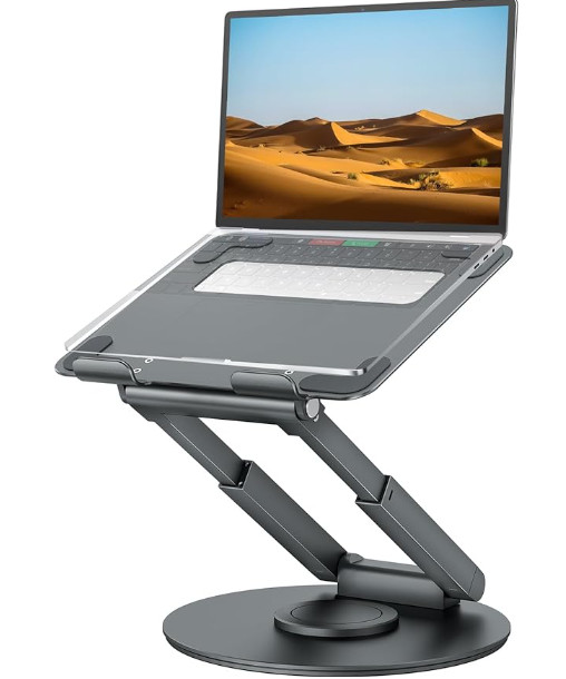 Tounee Laptop Stand for Desk with 360° Rotatable Base