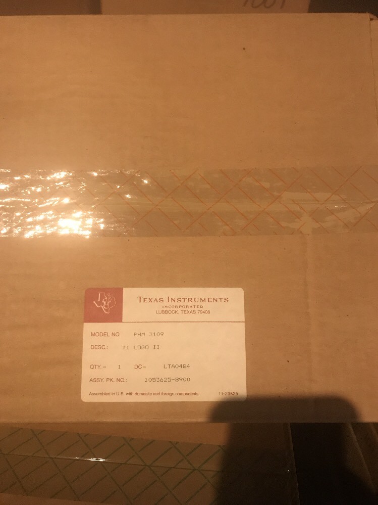NEW NOS SEALED TEXAS INSTRUMENTS TI-99/4A  TI LOGO II PHM 3109
