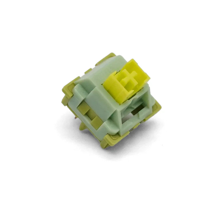 Hand Lubed/Filmed Outemu Silent Lemon Tactile V2 Switches For Keyboards