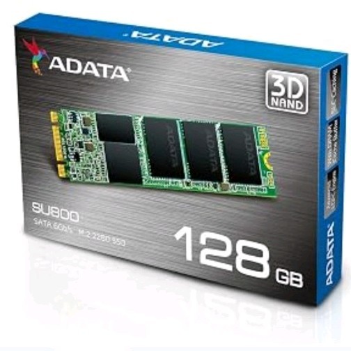 ADATA SU800 128GB M.2 2280 SATA III Internal SSD 3D NAND Drive NEW SEALED