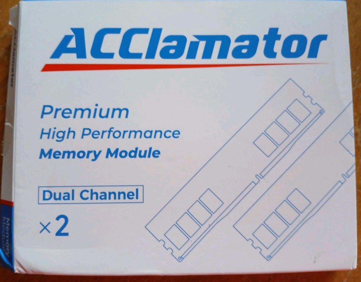 ACclamator DDR3 1600MHz 8GBx2 memory