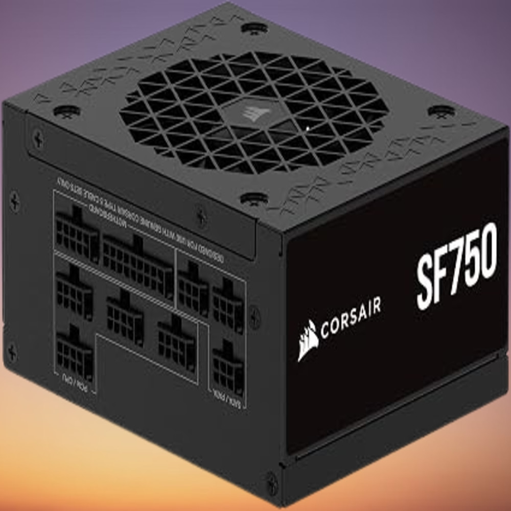 CORSAIR SF750 (2024) Fully Modular Low Noise ATX Power Supply, 750 Watts, Black