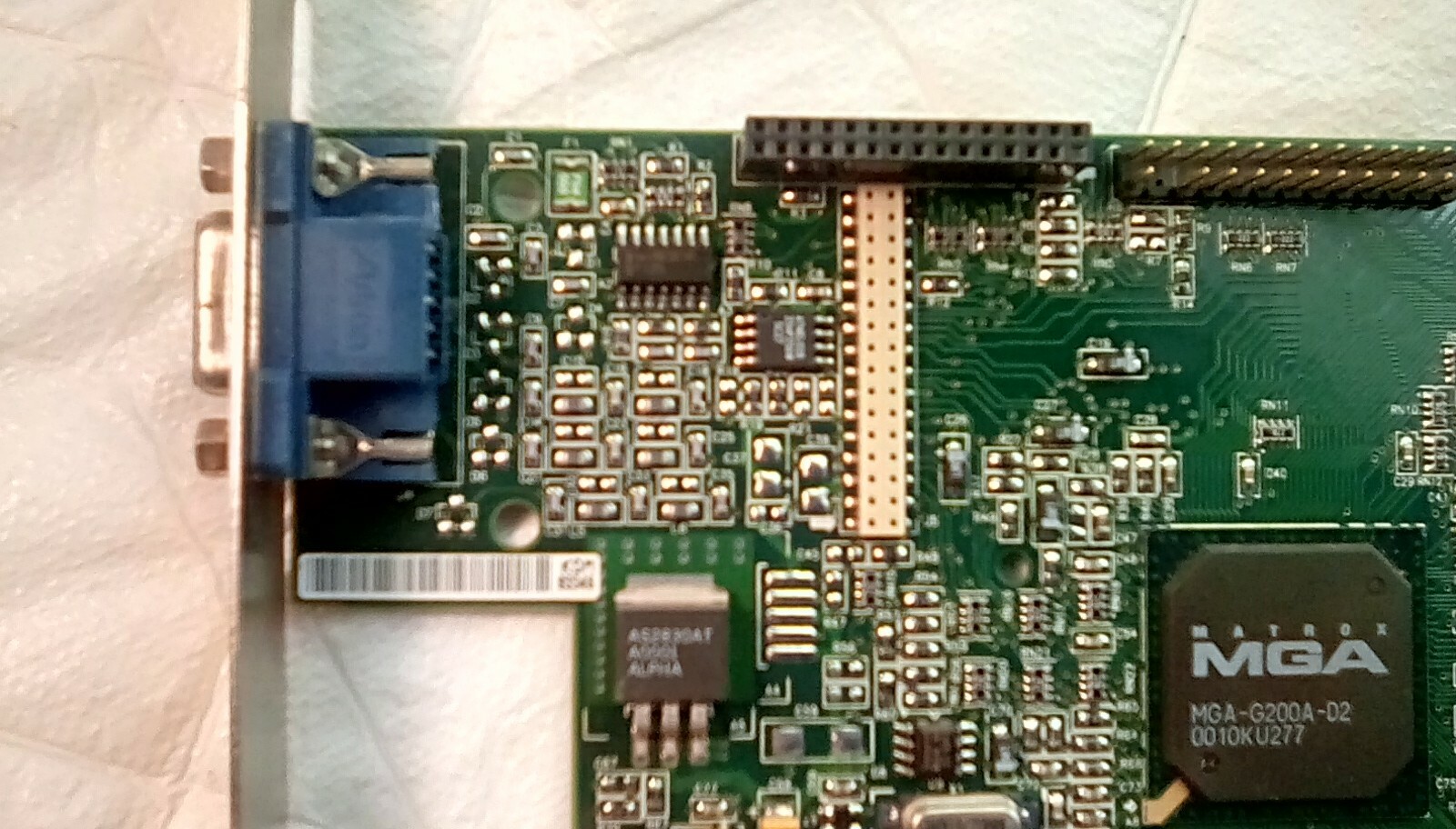 HP/Matrox 873-03 VGA 8MB AGP Video Card 5064-9191 G250+MILA/8/0E5