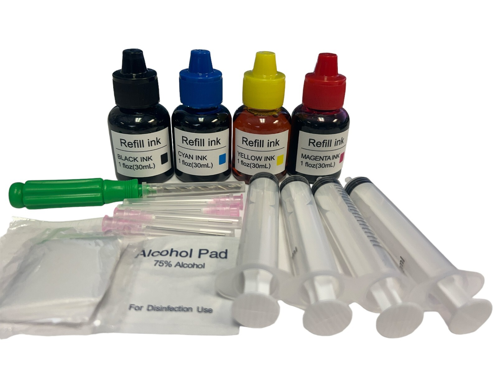 4x30ml refill ink for Canon cartridge PG-243 CL-244 PIXMA MG2924 MG2420
