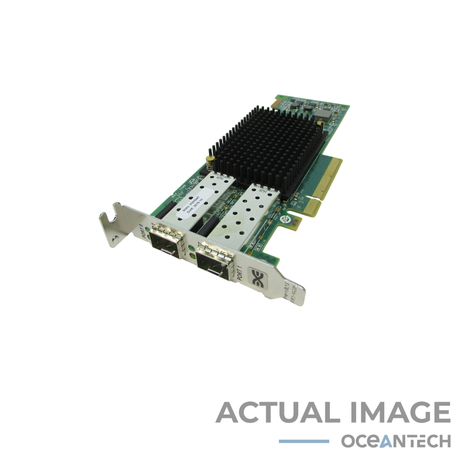 EMULEX LPE16002 Dual Port 16Gb Fibre Channel PCIe x8 HBA Card Low Profile