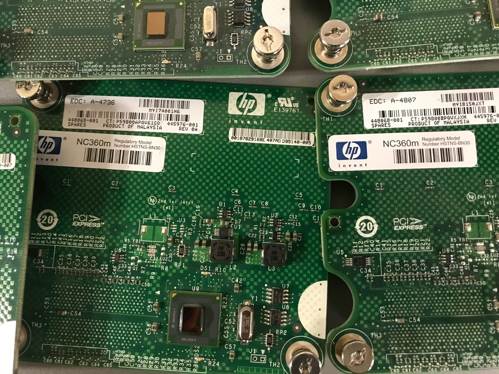 Lot of 12 HP 445978-B21 445976-001 448068-001 BLC NC360M BL460C NIC ADAPTER