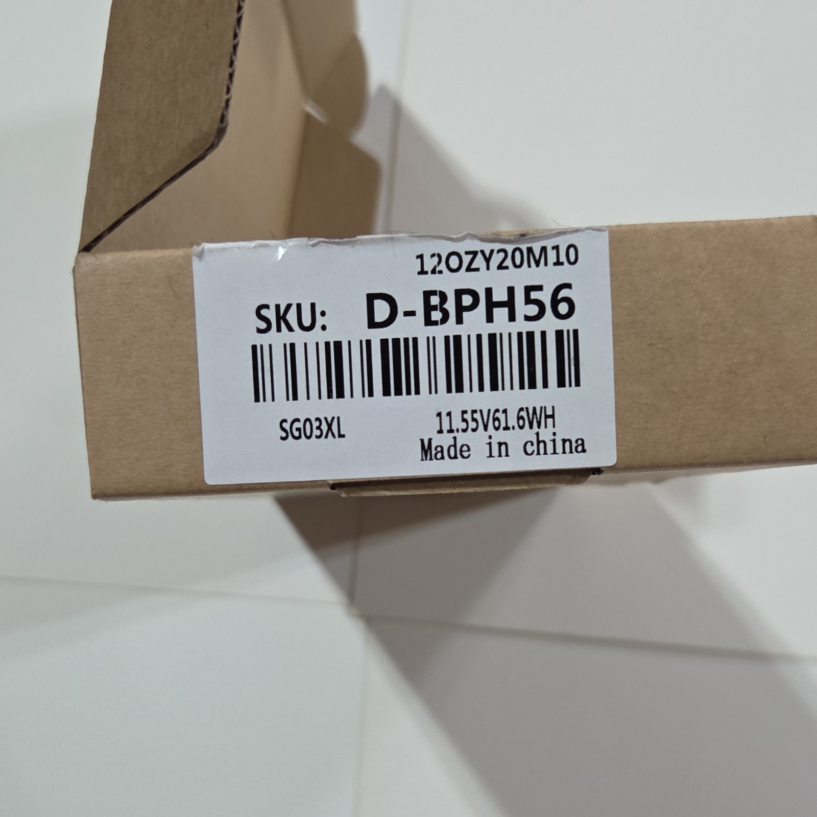 SG03XL HSTNN-LB7F Laptop Battery Li-Ion 11.55V 61.6Wh 5150mAh Black