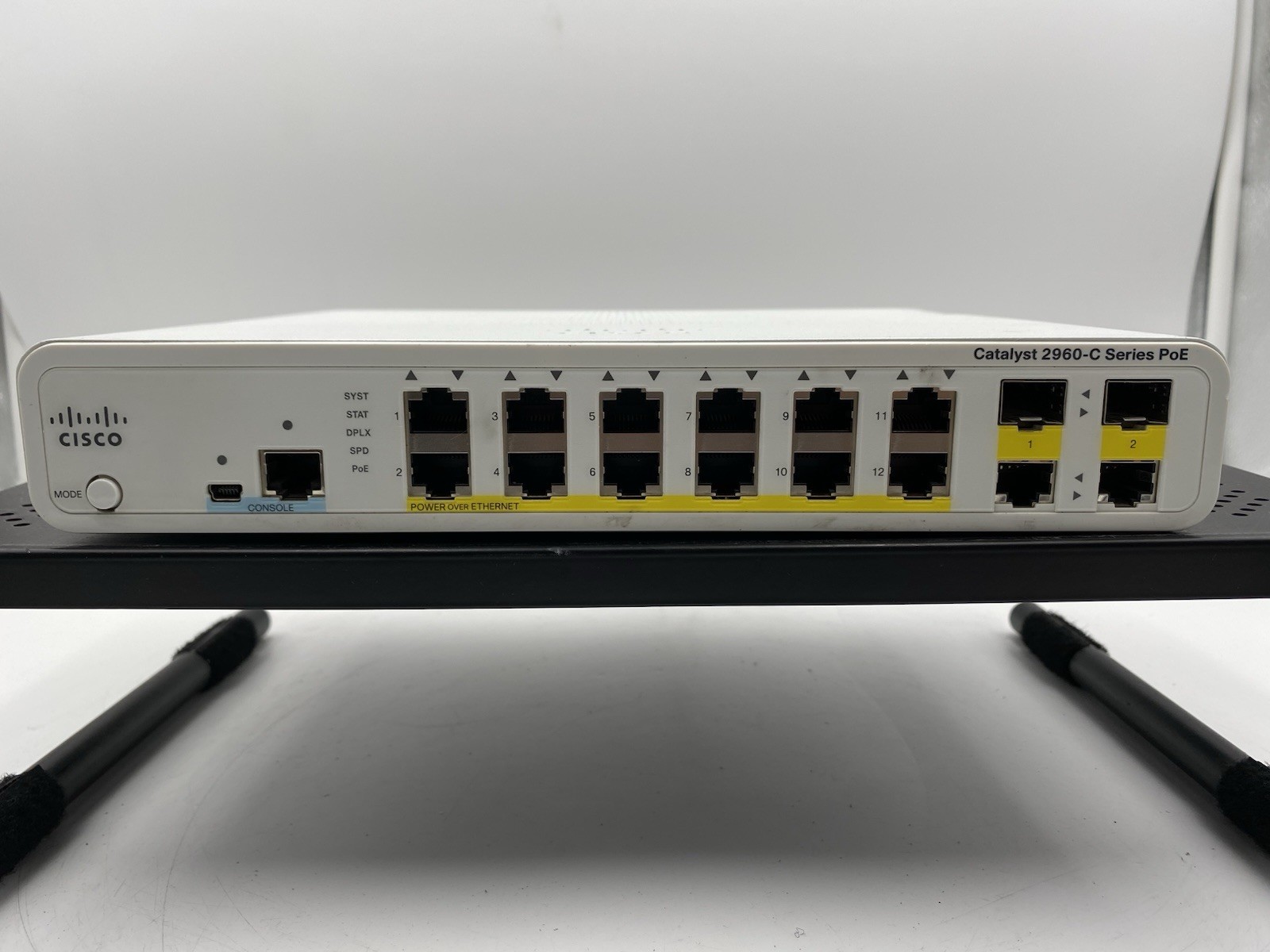 Cisco WS-C2960C-12PC-L 12 Port PoE Compact Switch