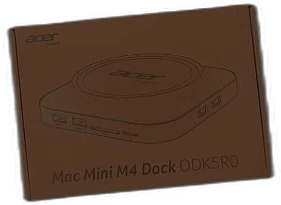 Acer Gadget Mac Mini M4 Dock, 8tb M.2 Nvme/sata Ssd Enclosure & Stand, 4k@144hz