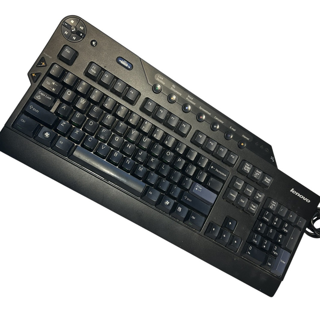 Lenovo (IBM) Enhanced Performance SK-8815 USB Wired Desktop Keyboard - TESTED