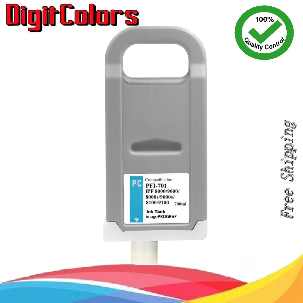 PFI-701 Photo Cyan Ink Cartridge for IPF 8000s 9000s 8000 9000 PFI701PC