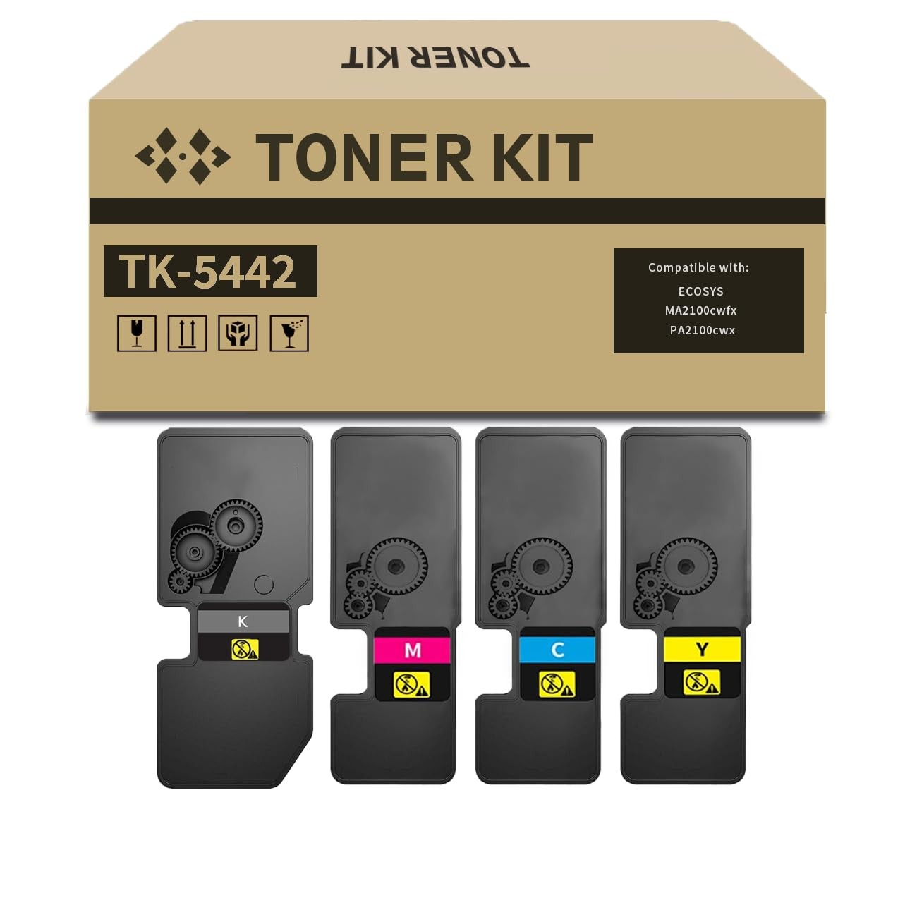 ** NEW Toner For Kyocera | TK-5442 / 1T0C0A0US0 | Black/Color | Compatible | 4Pk