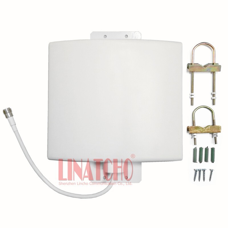 Full Band 800-2700MHz 12dB GSM LTE 4G Repeater Outdoor Waterproof Panel Antenna