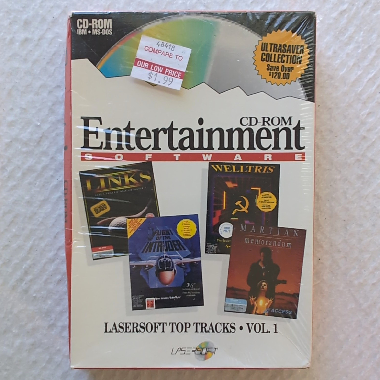 LaserSoft Top Tracks Vol. 1 Entertainment CD-ROM for IBM MS-DOS, English, A382