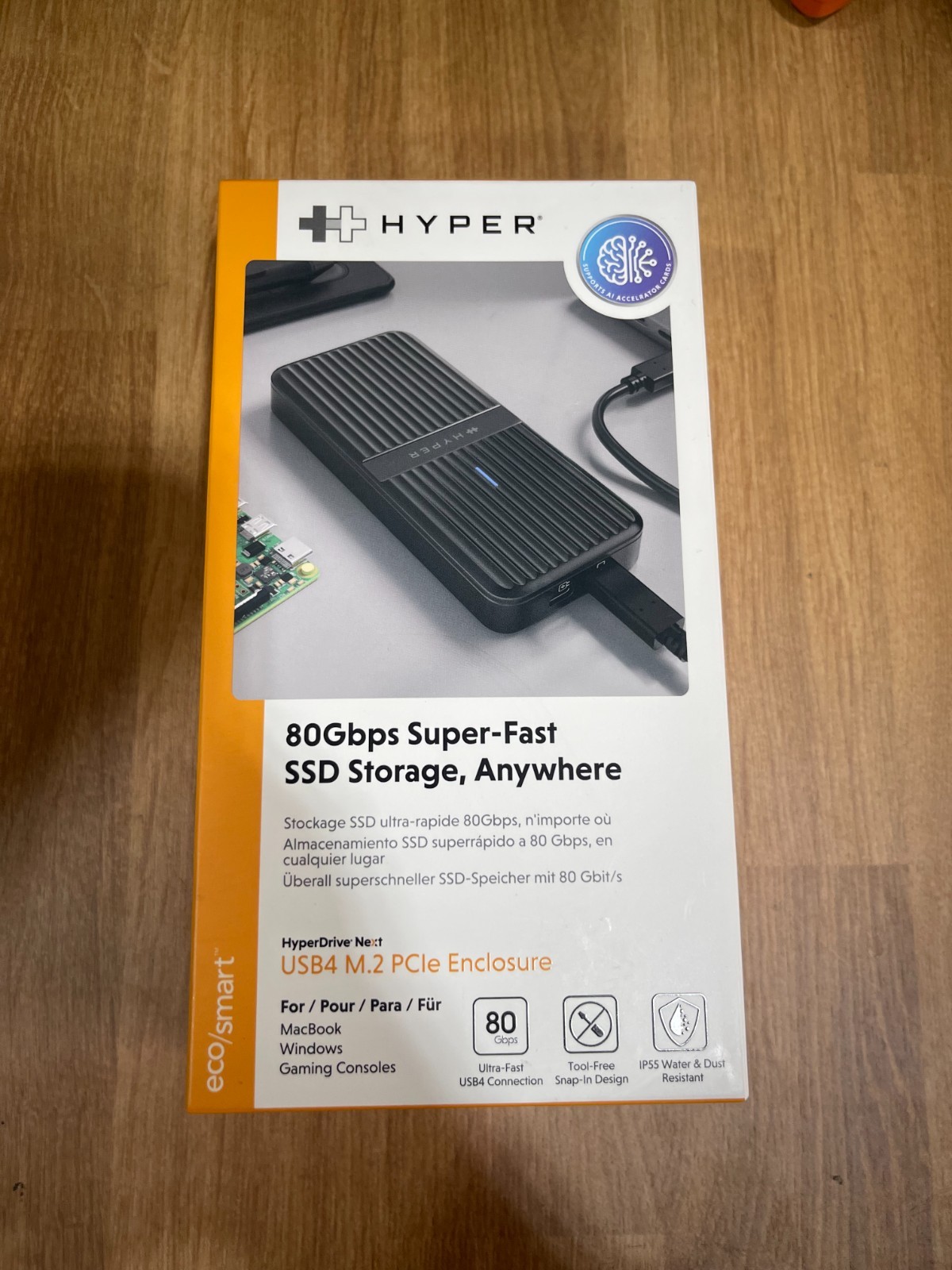New - HyperDrive Next USB4 M.2 PCIe Enclosure