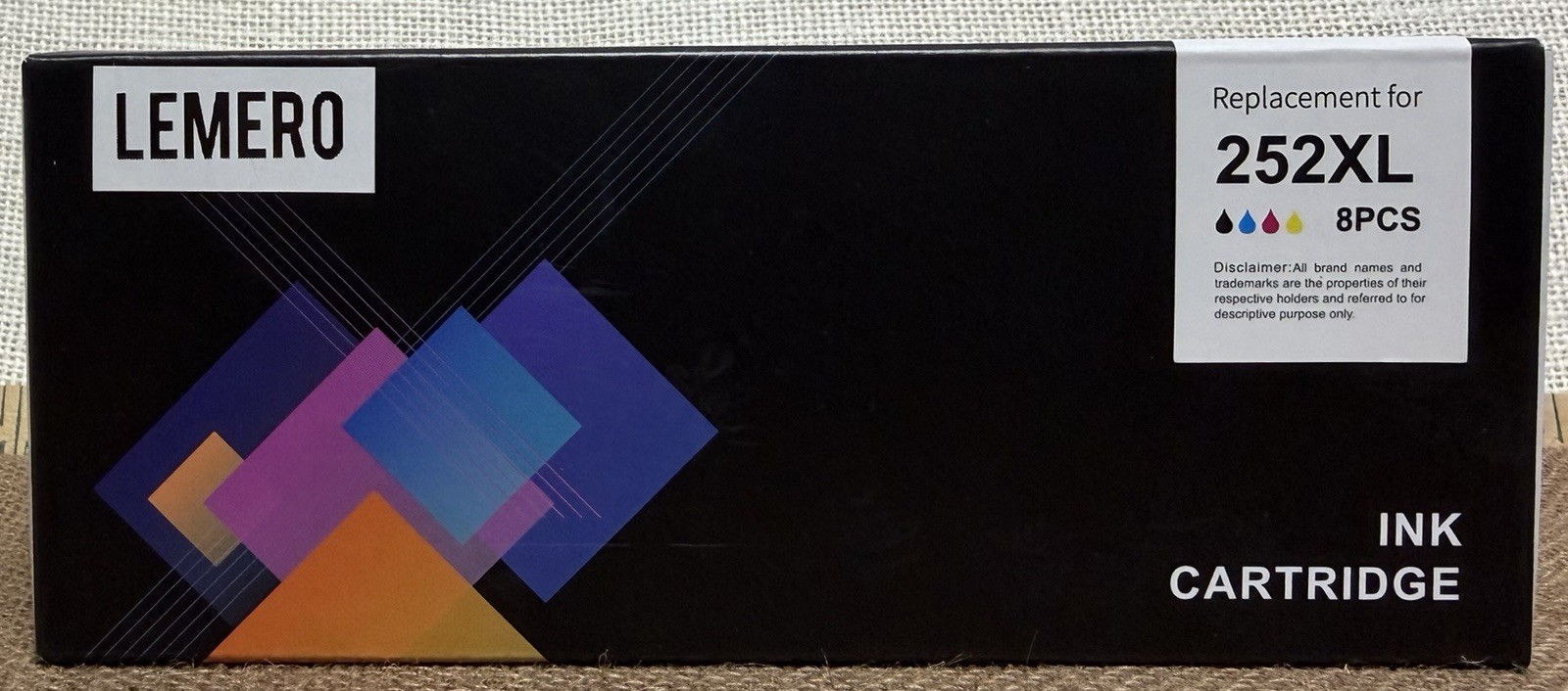 LEMERO 252XL Print 8 Sealed Cartridges