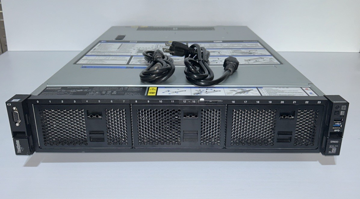 Lenovo ThinkSystem SR650 2 x  Xeon Silver 4110 2.1GH No RAM No HDD Server Tested