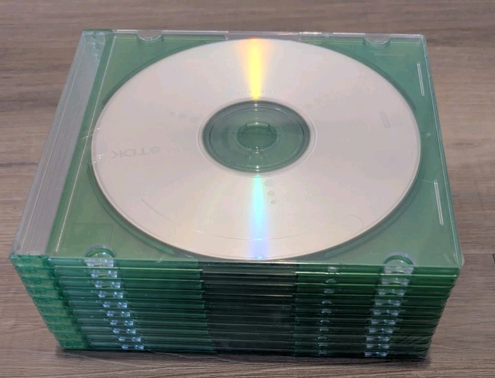 Lot Of 10 TDK CD-R Discs With Cases