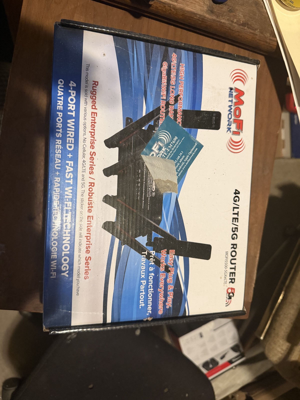 Mofi MOFI5500-5GXeLTE-EM7690 CAT 20 4G/LTE router 