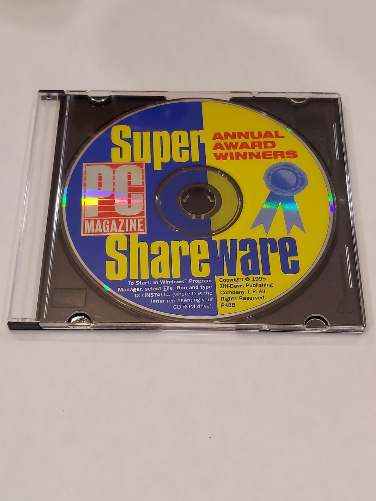 PC Magazine Super Shareware CD-ROM Vintage 1995 Annual Award Winner P48B